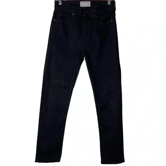 Everlane Boyfriend Black High Rise Denim Modern Stretch Jeans Size 24 - Picture 4 of 8